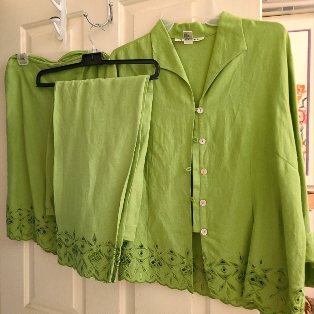 Rafael 3 piece linen set, size 12